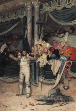 群衆を愛する闘牛士 学術画家 ジェアン・ジョルジュ・ヴィベール Oil Paintings
